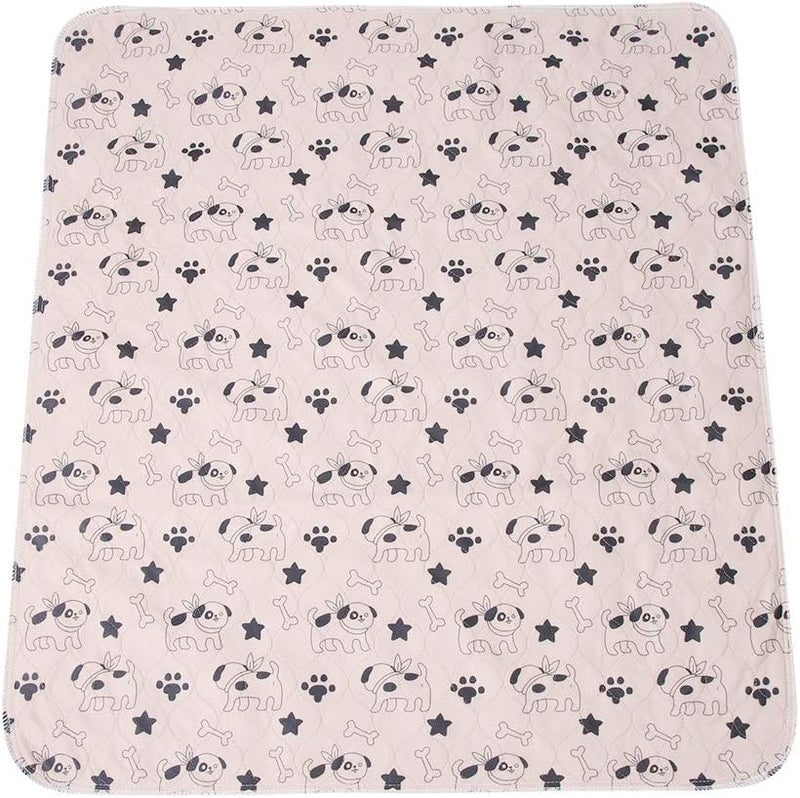 Haofy Dog Pee Pad, 15.7 * 23.6in, Reusable Washable Absorbent Pet Training Pads Bed Carpet for Dogs, Puppy, Cats, 3 Layers Design, Strong Absorb-ability, With Lovely Cartoon (80*90cm) - Image 1