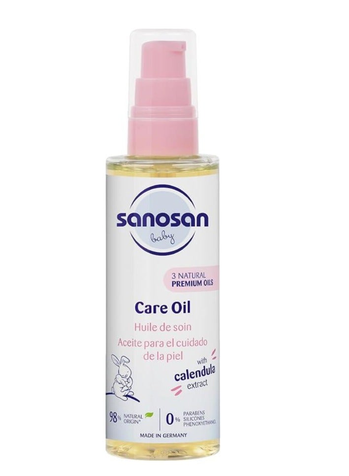 زيت العناية بالطفل | بزيت اللوز، زيت الزيتون العضوي، وزيت بذور دوار الشمس | قابل للتحلل الحيوي - ١٠٠ مل