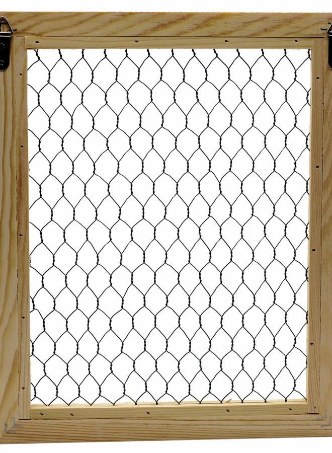 Creative Hobbies Unfinished Wood Chicken Wire Frame - Ready to Decorate, Add Photos, Collages, Jewelry and More - Measures 9.5" x 11.5" Inside 8"x10" | 2 Pack - Image 3
