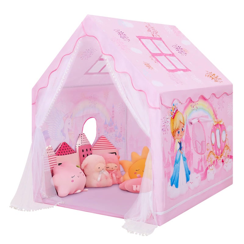 Decalsweet Kids Tent Toddler Playhouse for Boys GirlsLarge and Foldable Kids Playtents with WindowsPortable and Lightweight Play Tent IndoorOutdoor Gift for Children - Image 3