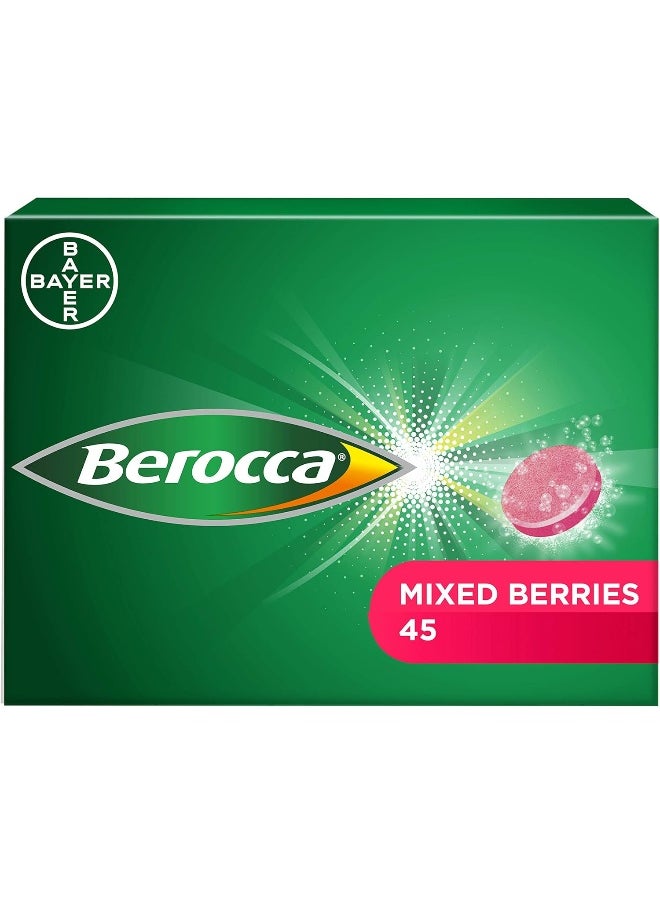 Berocca Mixed Berries Energy Vitamin Tablets (45 Pieces)  - Image 2