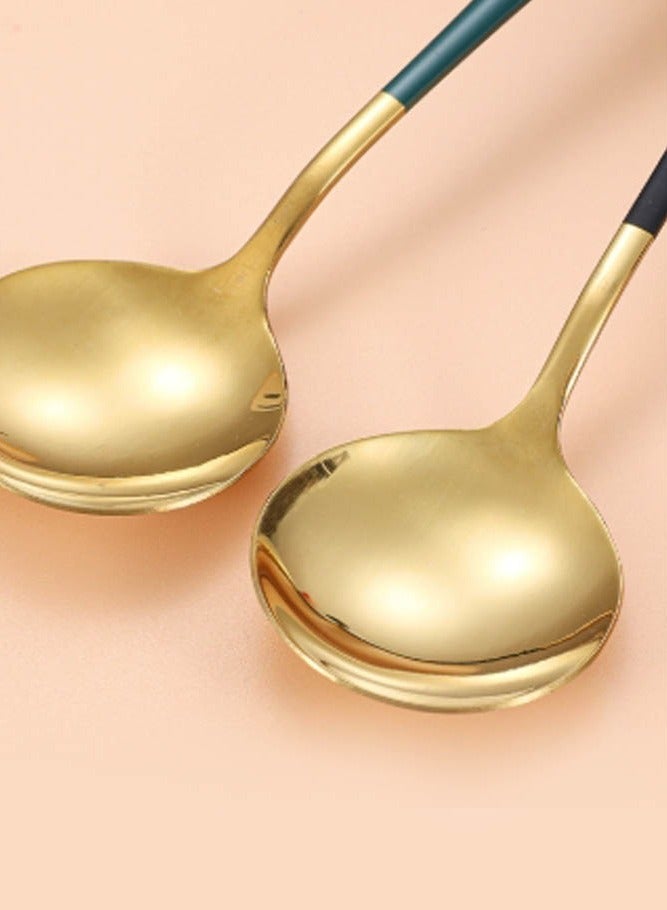 INSENSE Stainless steel spoon, creative and cute soup spoon, household dining spoon, dessert spoon, watermelon spoon, spoon - Image 5