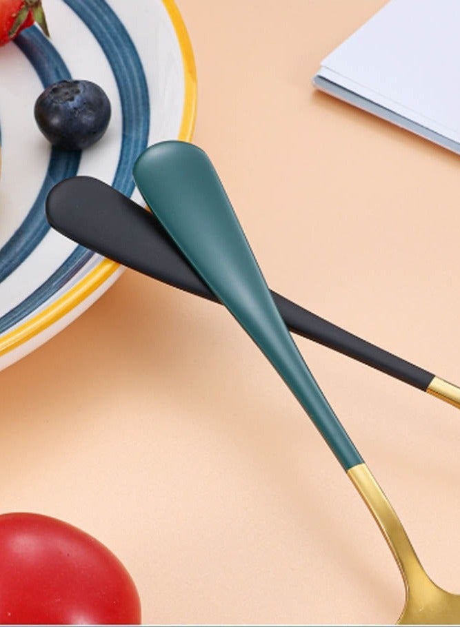 INSENSE Stainless steel spoon, creative and cute soup spoon, household dining spoon, dessert spoon, watermelon spoon, spoon - Image 4