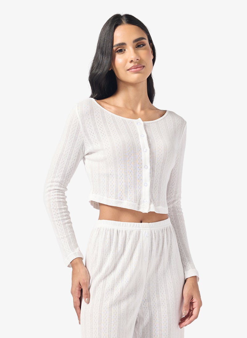 جينجر طقم بيجاما وبلوزة بنقشة نقطية - Image 3