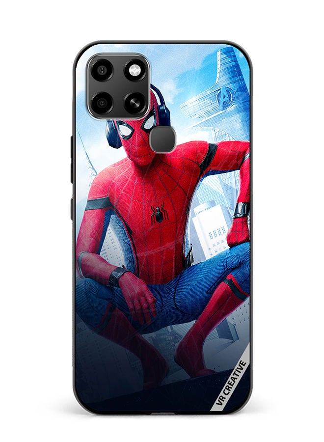 VR CREATIVE Protective Case Cover For Infinix Smart 6 Spiderman Design Multicolour - Image 1
