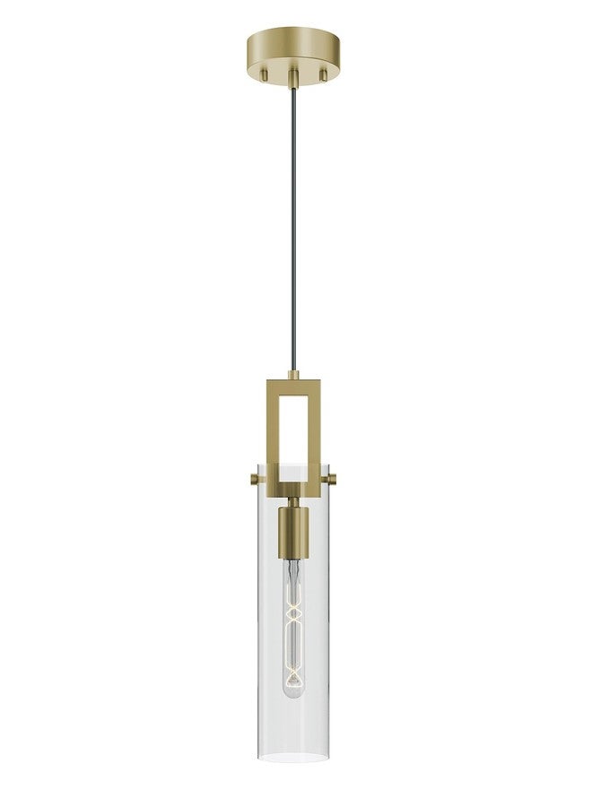 AFX Houston 04'' Med Base Pendant Light - Light Antique Brass - Image 1