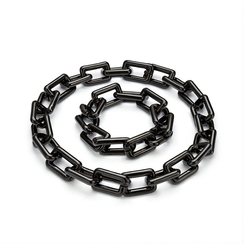 High Durable 20x30mm Acrylic Chain Links Anti Deformation Long Term Usage Parts - Image 1