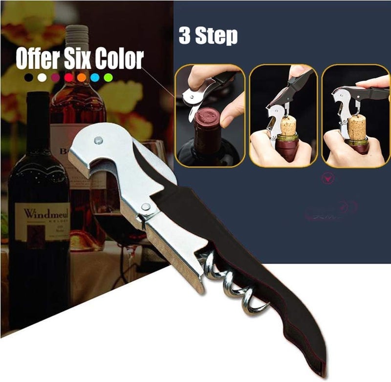 Kit-Home Professional Waiter Corkscrew Wine Openers Set (50 PCS),Upgraded with Heavy Duty Stainless Steel Hinges Wine Key for Restaurant Waiters, Sommelier, Bartenders - Image 3