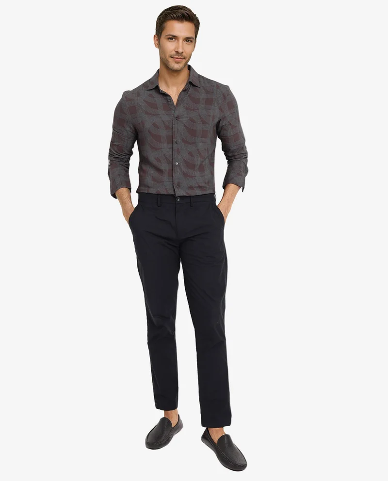 Rare Rabbit Men's Geometric Print Shirt