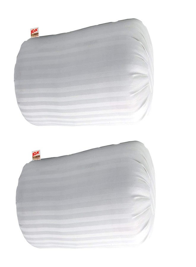 JDX وسادة JDX Hotel Premium Soft Fiber Very Soft Bolster -9X24، B08Xpdflgx، أبيض (2) - Image 2