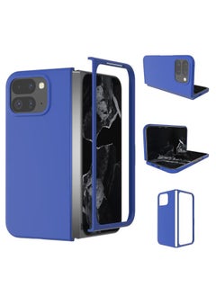 For Google Pixel 9 Pro Fold Skin Feel PC Phone Case(Deep Blue)