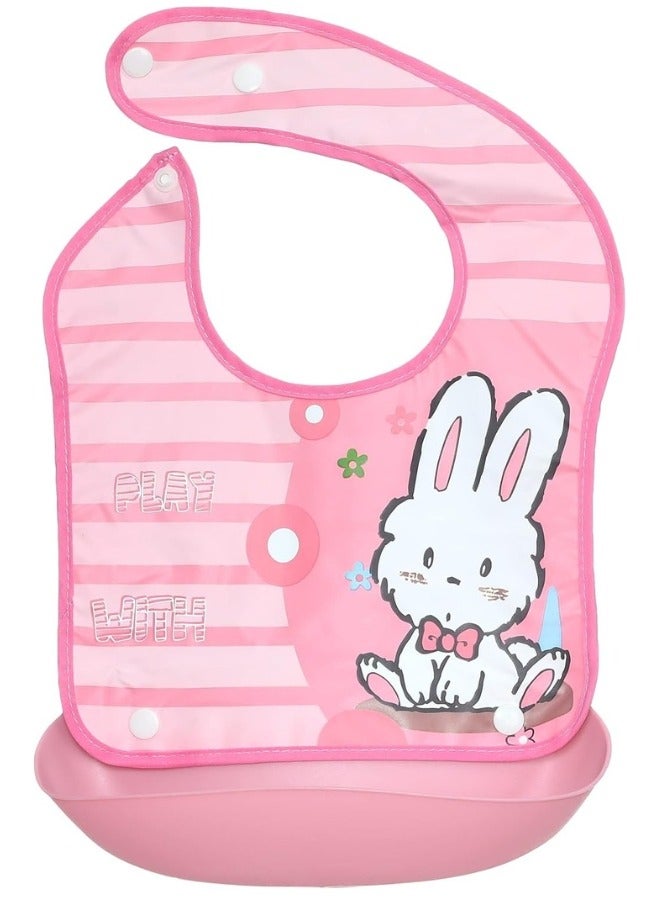 FALMER Silicone Baby Food Picks with Silicone Pocket for Catching Food, Waterproof and Washable, Suitable for Boys and Girls - Image 1