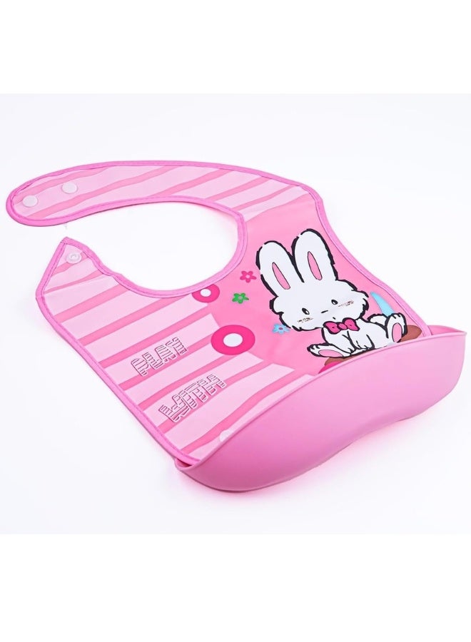 FALMER Silicone Baby Food Picks with Silicone Pocket for Catching Food, Waterproof and Washable, Suitable for Boys and Girls - Image 2