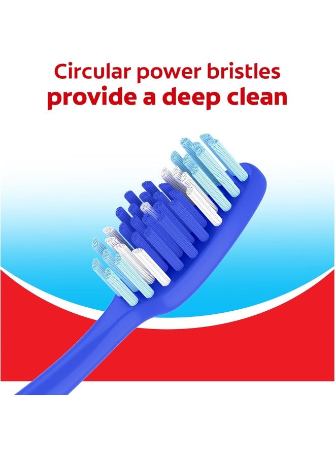 Colgate Extra Clean Full Head Toothbrush, Medium - 6 Count - Image 2