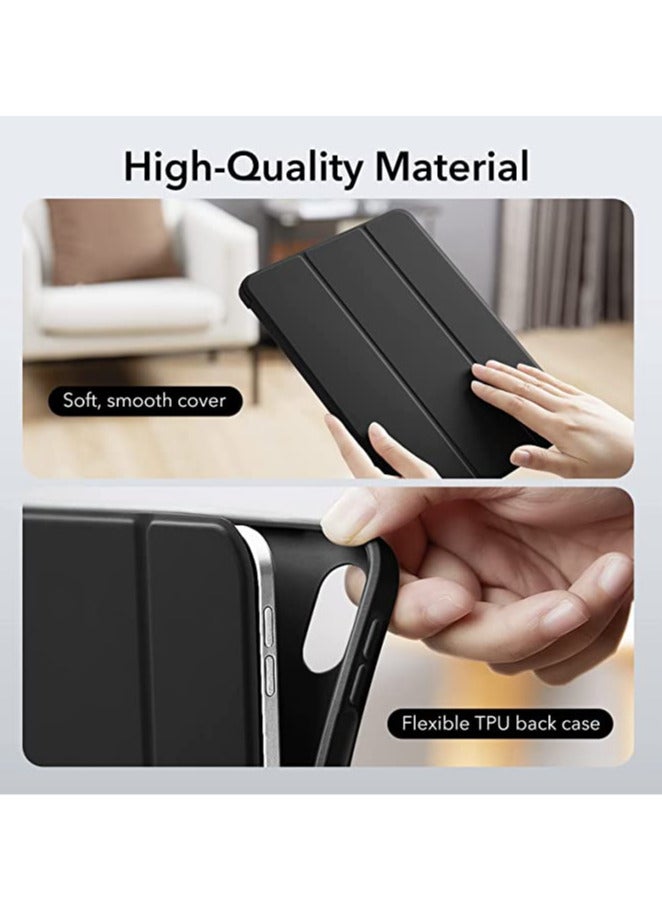 Case for iPad 10 Generation 10.9 Inch 2022 Model 10th Generation Slim Stand Hard Back Shell Cover with Auto Wake/Sleep Black Color - Image 5