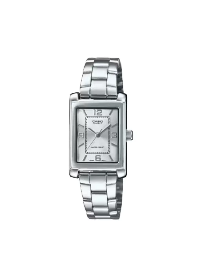 كاسيو Women's Stainless Steel Analog Watch LTP-1234DD-7ADF - 21 mm
