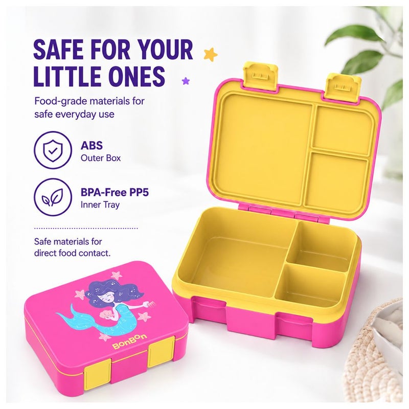 Bonbon - 3 Compartments Lunchbox - Mermaid - Image 3