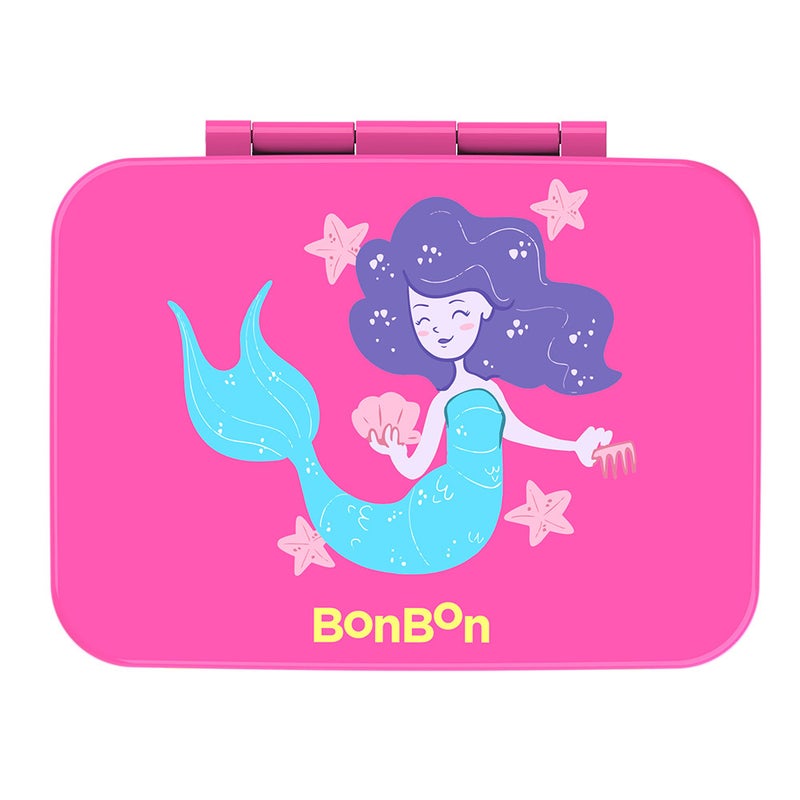 Bonbon - 3 Compartments Lunchbox - Mermaid - Image 1