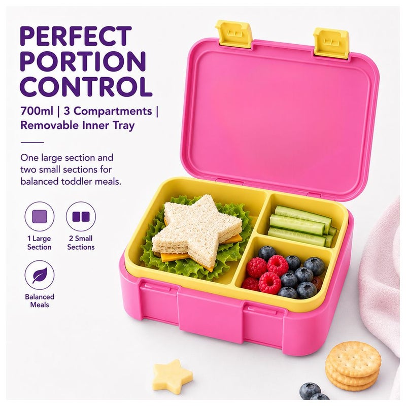 Bonbon - 3 Compartments Lunchbox - Mermaid - Image 4