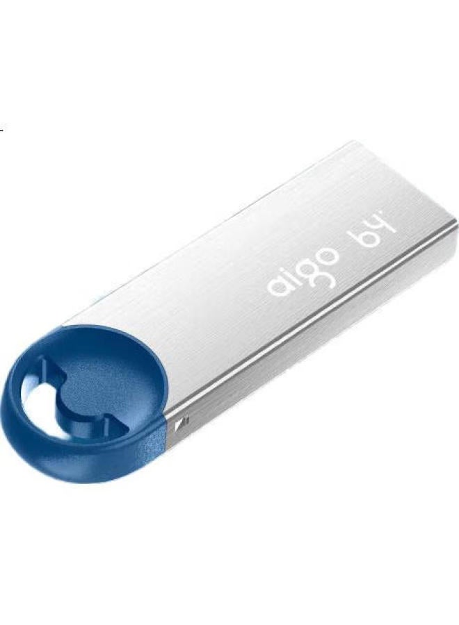 aigo Aigo 32Gb Usb2.0 Flash Drive, U212 Silver, Metal Smile Office Series Usb Drive - Image 1