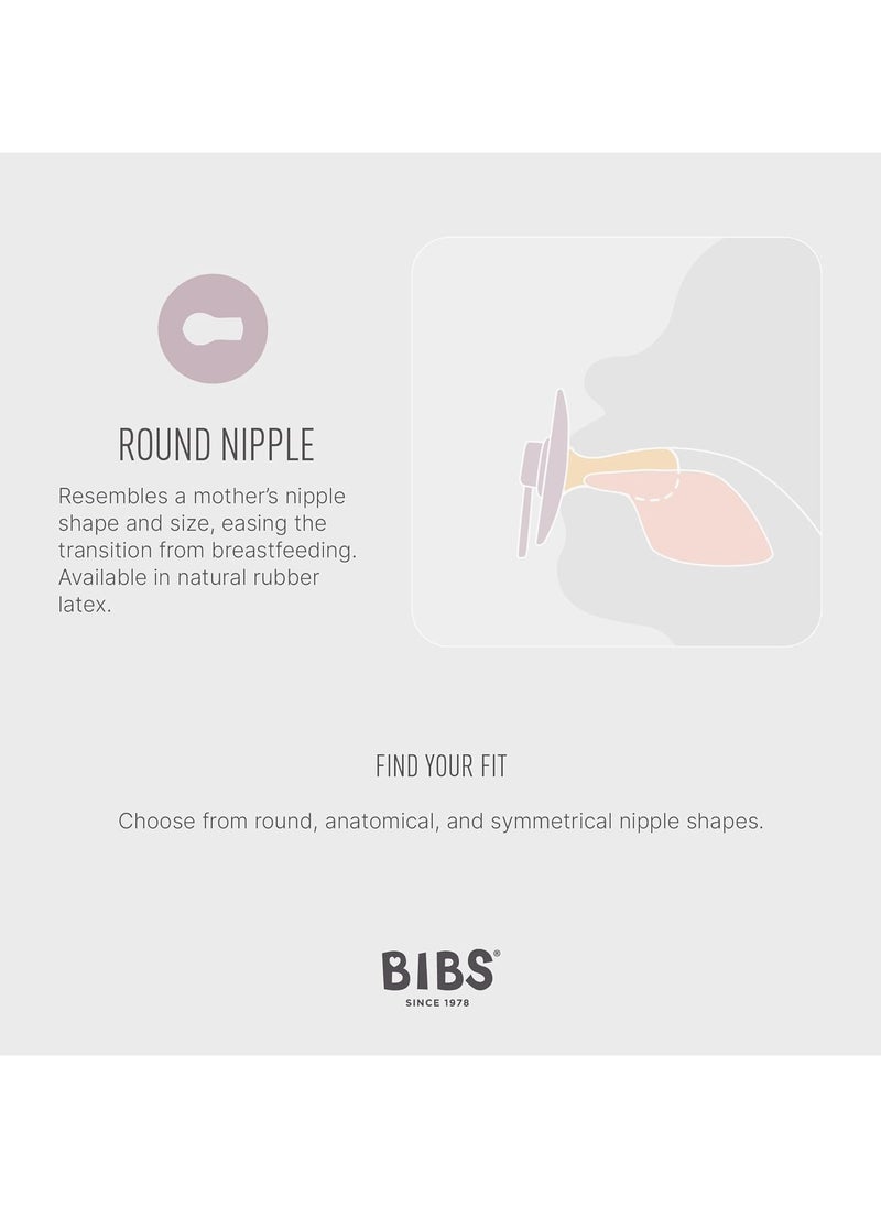 BIBS Pacifier Colour 1 PACK Latex Size 1 Sage  - Image 4