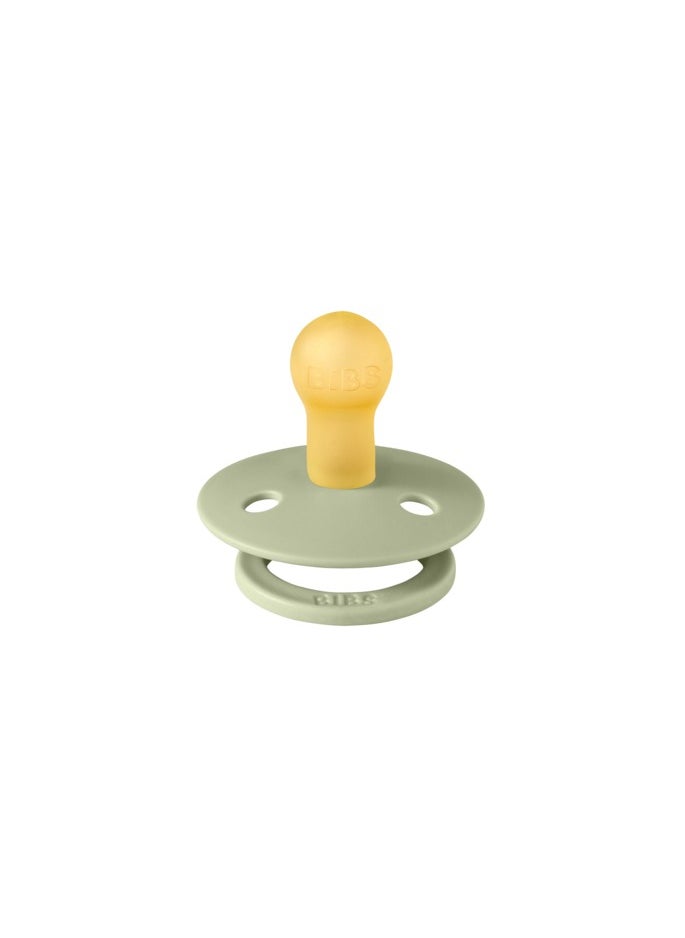 BIBS Pacifier Colour 1 PACK Latex Size 1 Sage  - Image 2
