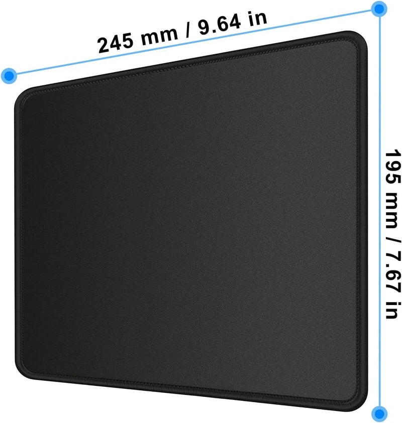 Ergonflow Non-Skid Natural Rubber Back Mint Quatrefoil Pattern Teal Turquoise Design Soft Mouse Pad Gaming Mousepad - Image 3