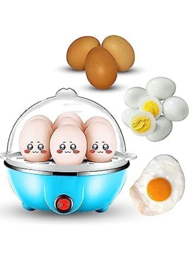 TIGER Electric Egg Cooker Boiler Maker - 7 Egg Capacity, Soft, Medium or Hard Boil, Noise-Free Technology, Auto Shut Off - White, Includes Egg Slicer - Fast & Easy Cooking, Ideal for Breakfast - Image 1