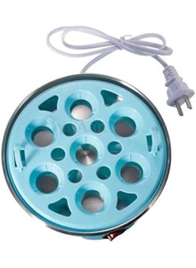 TIGER Electric Egg Cooker Boiler Maker - 7 Egg Capacity, Soft, Medium or Hard Boil, Noise-Free Technology, Auto Shut Off - White, Includes Egg Slicer - Fast & Easy Cooking, Ideal for Breakfast - Image 3