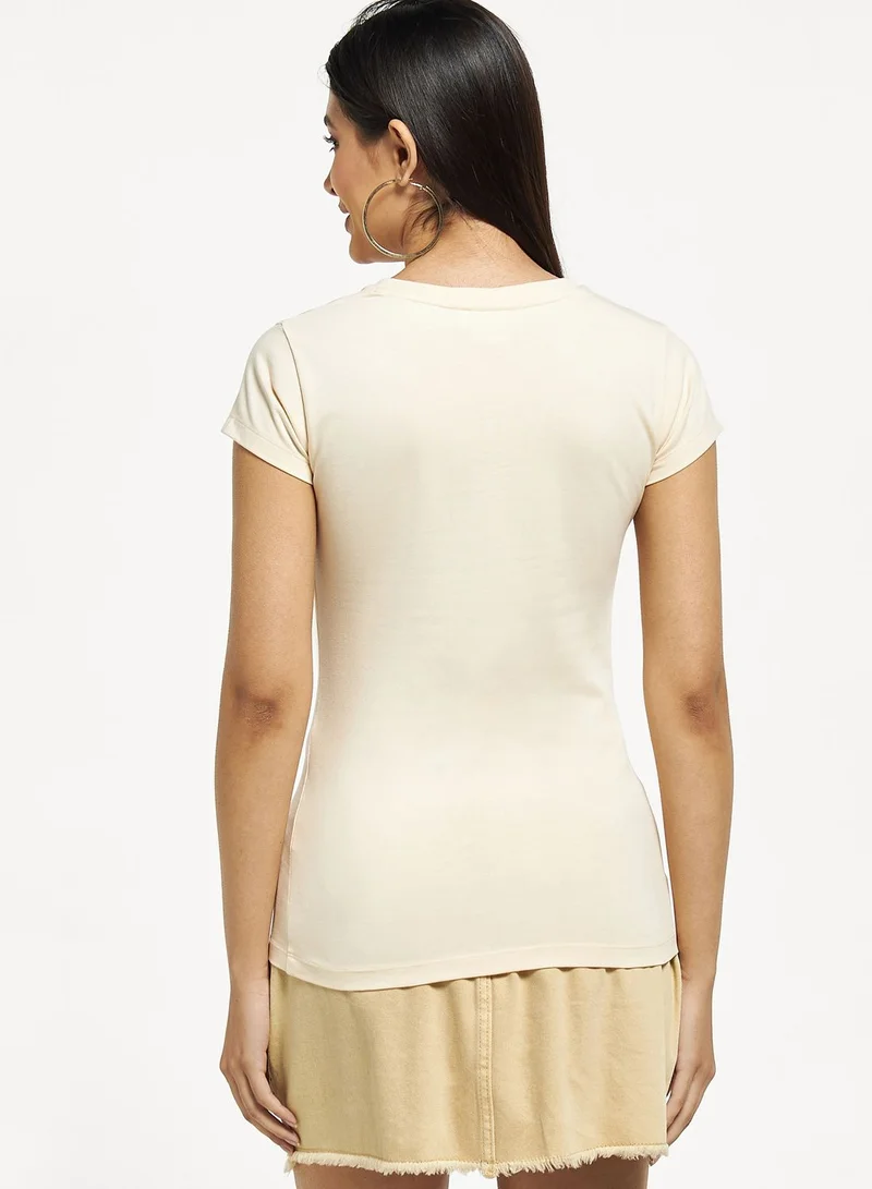 SP Characters Crew Neck Printed T-Shirt