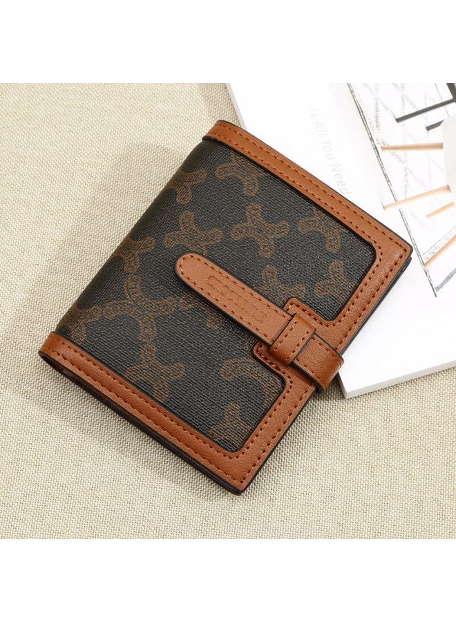 Crocodile New Year Gift Classic Short Printed Women's Wallet, Bifold Card Holder, Coin Purse For Ladies - Image 4