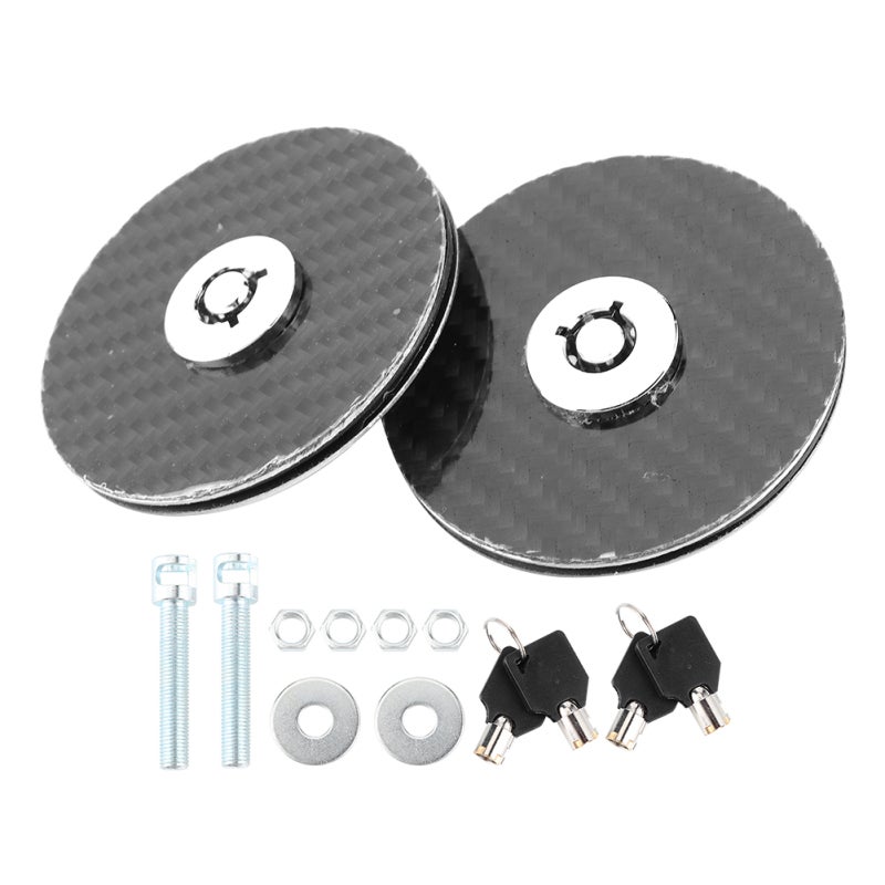 Hood Lock High Strength Aluminum Alloy Enhanced Security - Universal Designed Hood Pins for Most Car Models Easy Installation Hood Clip Kit - Image 5