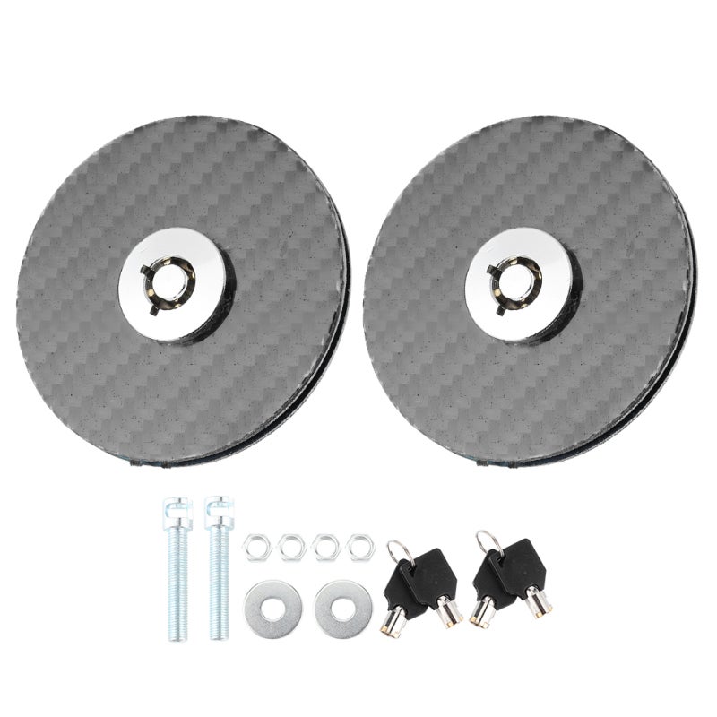 Hood Lock High Strength Aluminum Alloy Enhanced Security - Universal Designed Hood Pins for Most Car Models Easy Installation Hood Clip Kit - Image 2
