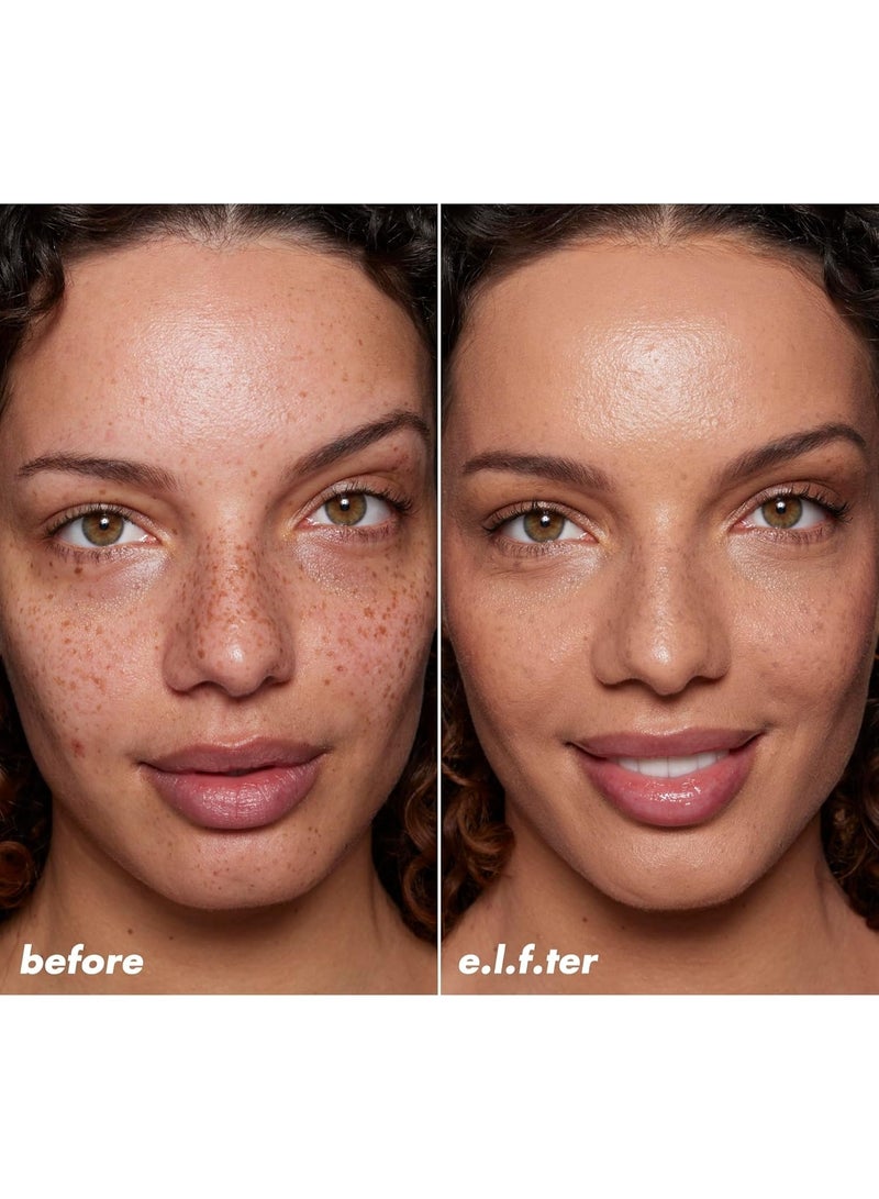 elf Halo Glow Skin Tint SPF 50, Tinted Moisturizer For Light, Creates A Natural Glow, Medium Warm - Image 2