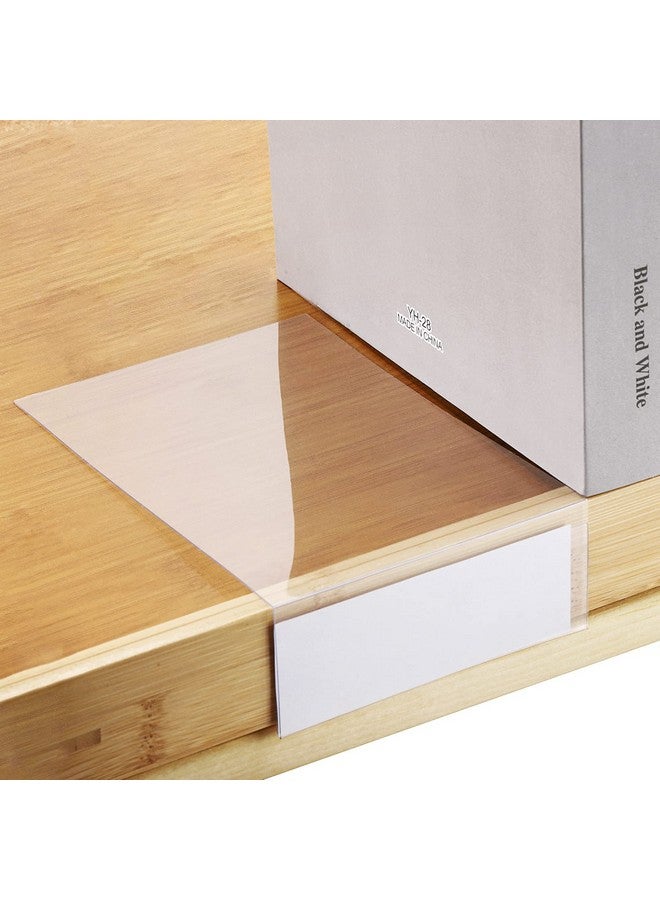 LoveBB 50 Pcs Library Shelf Label Holders 7.6 X 4 Inch Moveable Shelf Markers For Classroom Office Library Book Shelves With 50 Pcs Label Inserts - Image 1