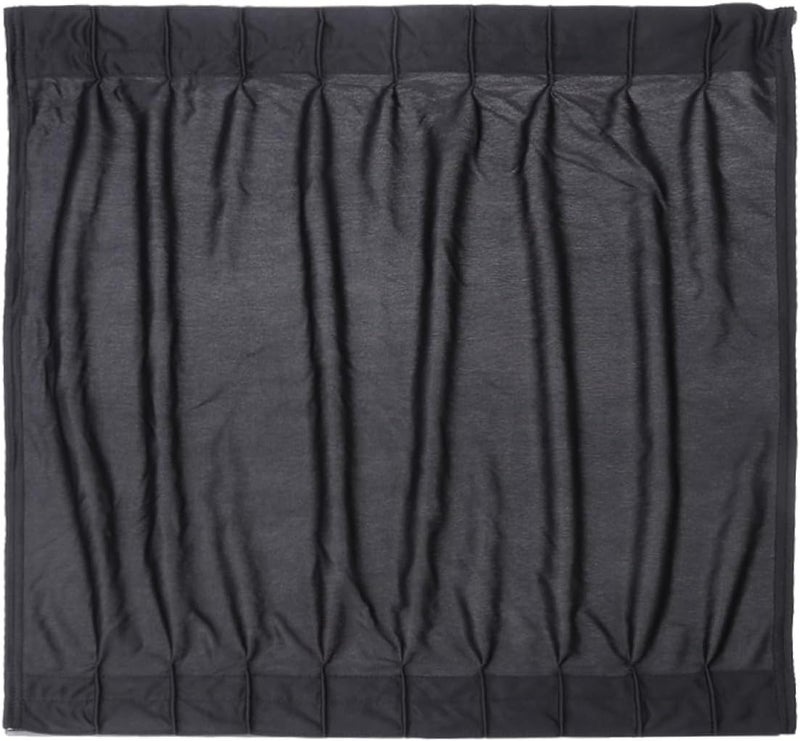 FAVOMOTO 2pcs Car Side Window Uv Curtain Slidable Auto Shades for Comfort Privacy and Uv Blockage Fits Black - Image 1