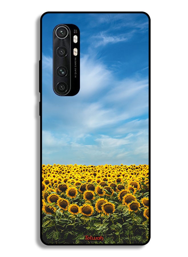 Tolwak Xiaomi Mi Note 10 Lite Protective Case Cover Sunflowers Under The Sky  - Image 2
