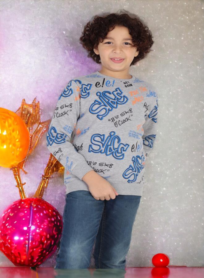 Melton Cotton T-shirt with Snap Buttons, Age 14, 2024 Collection, High-Quality Fabric, Ultra-Soft Materials, Printed in Fun and Attractive Colors, Comfortable and Unique Wearing Experience for 14-year