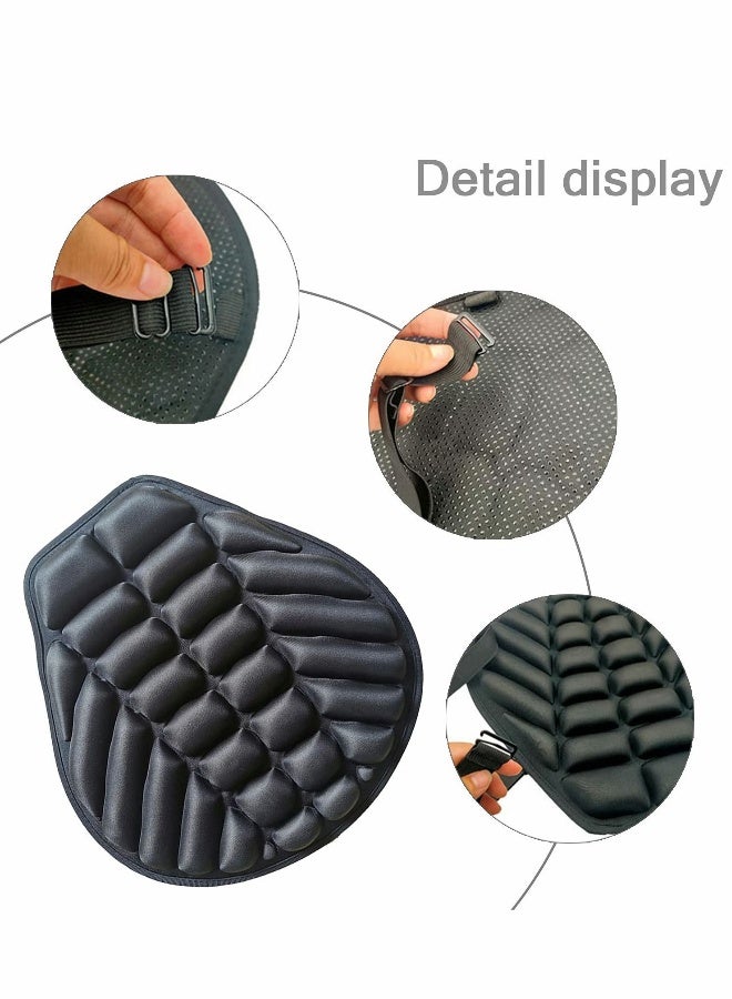 Generic Motorcycle Gel Seat Pad, Motorcycle Seat Cushion, Pressure Relief Seat Pad Protector for Cruiser Touring Saddles  - Image 2
