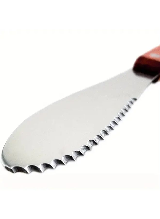 Stainless Steel Butter Knife Set 2 Pack With Wooden Handle - Image 5