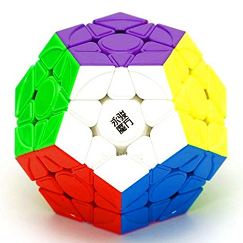 CuberSpeed yj yuhu Magnetic Megamin Stickerless Speed Cube Speed Puzzle Cube yongjun yuhu v2 m 12Side 3x3 Pentagonal Dodecahedron Cube Puzzle - Image 1