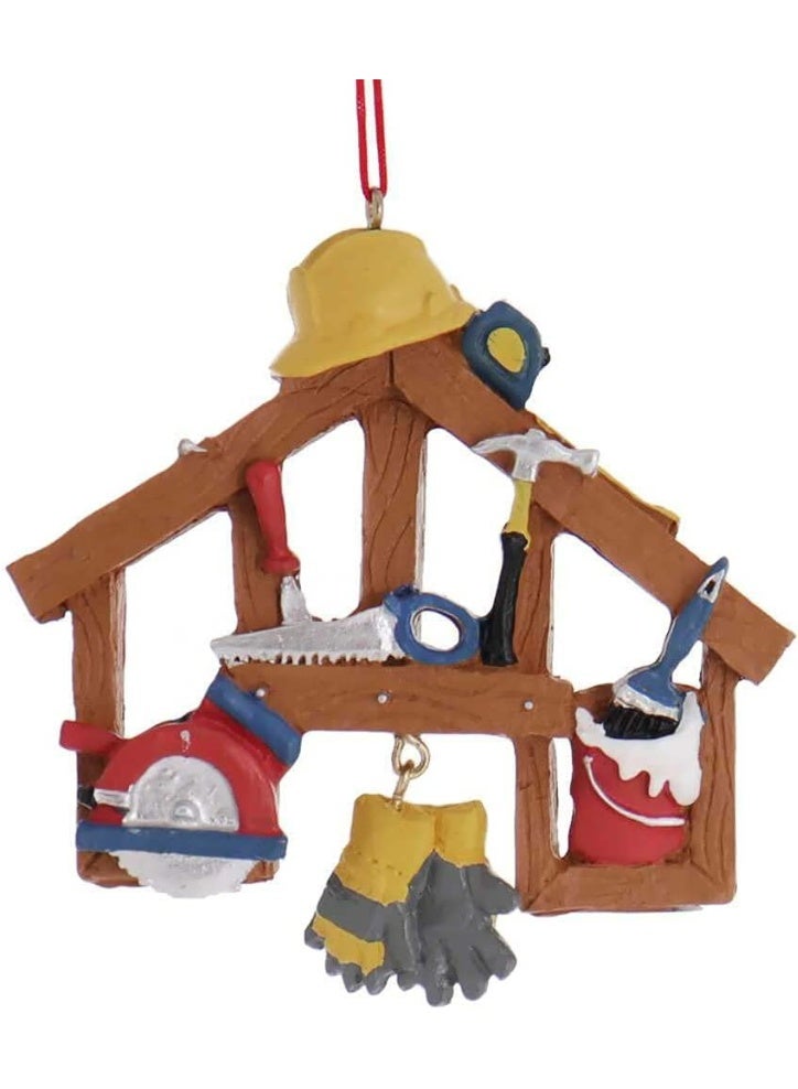 Kurt S. Adler Kurt Adler Construction Tools Resin Xmas Ornament  - Image 4