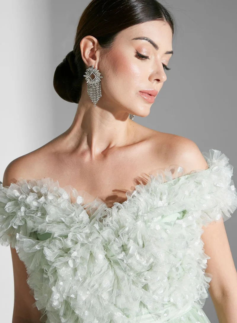 Namshi x Rosette Tulle Gown
