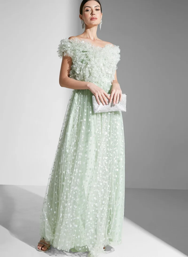 Namshi x Rosette Tulle Gown