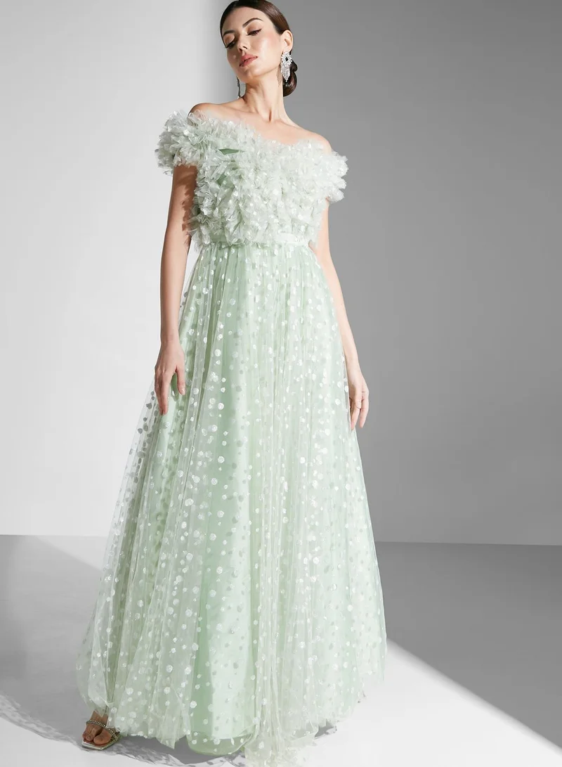 Namshi x Rosette Tulle Gown