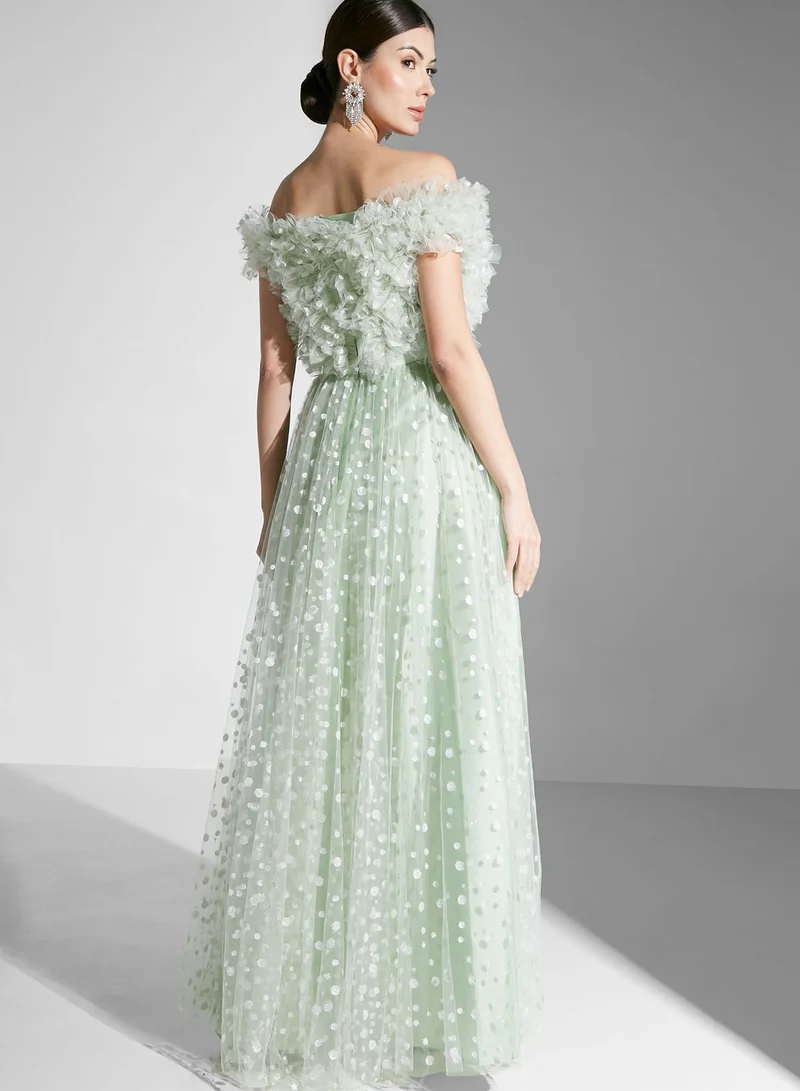 Namshi x Rosette Tulle Gown