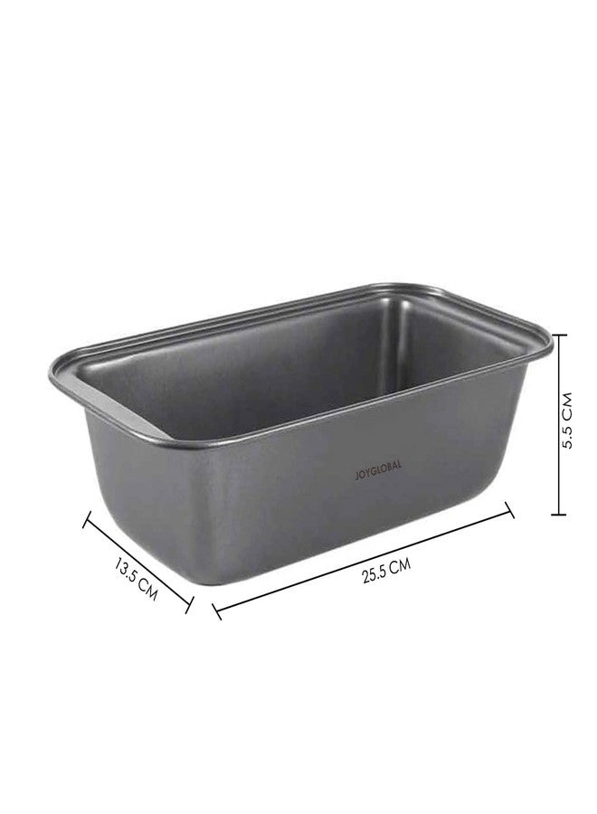 JoyGlobal Large Rectangle Shape Non-Stick Loaf Pan Bread Baking Mould Black Color (Capacity Approx : 1 KG) - Image 2