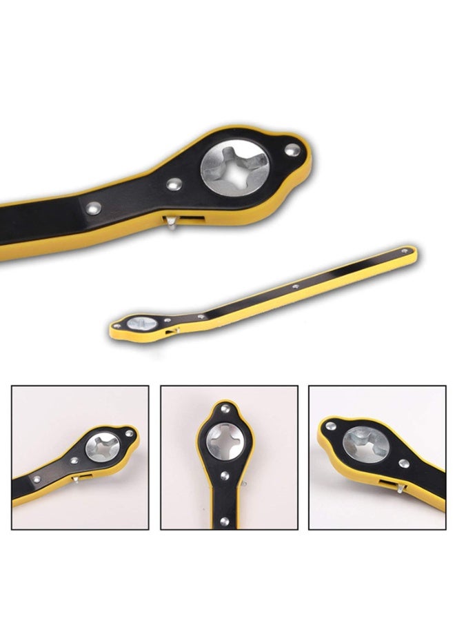 رافعة يدوية للسيارات وأداة تغيير الإطارات - رافعة مقصية قابلة للطي لجميع السيارات والمركبات - Image 2