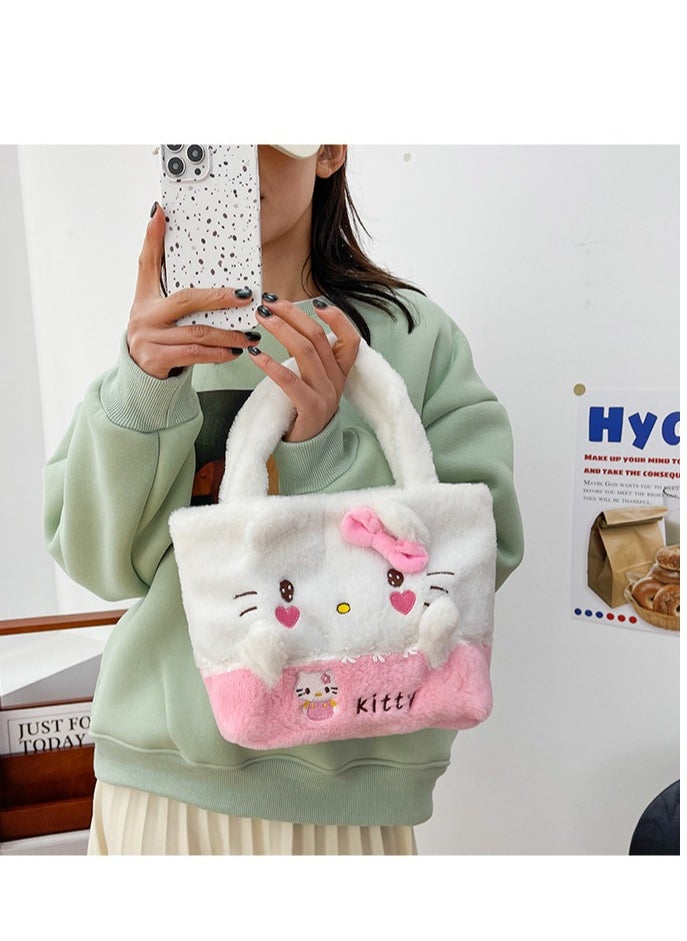 Sanrio - HelloKitty Plush tote Bag Cartoon Crossbody for Girls Gift - Image 1