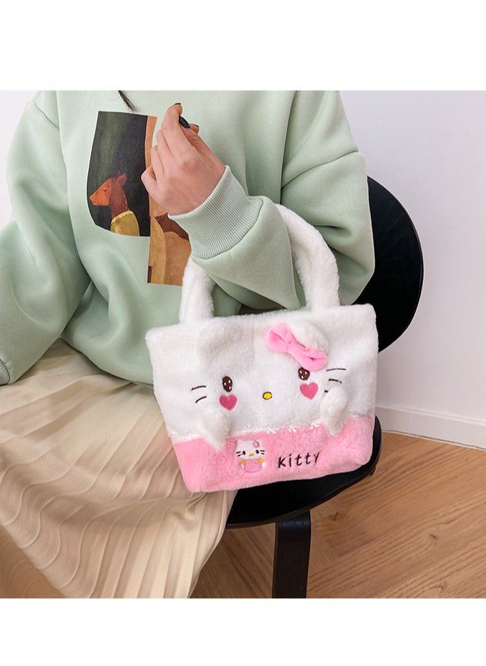 Sanrio - HelloKitty Plush tote Bag Cartoon Crossbody for Girls Gift - Image 1
